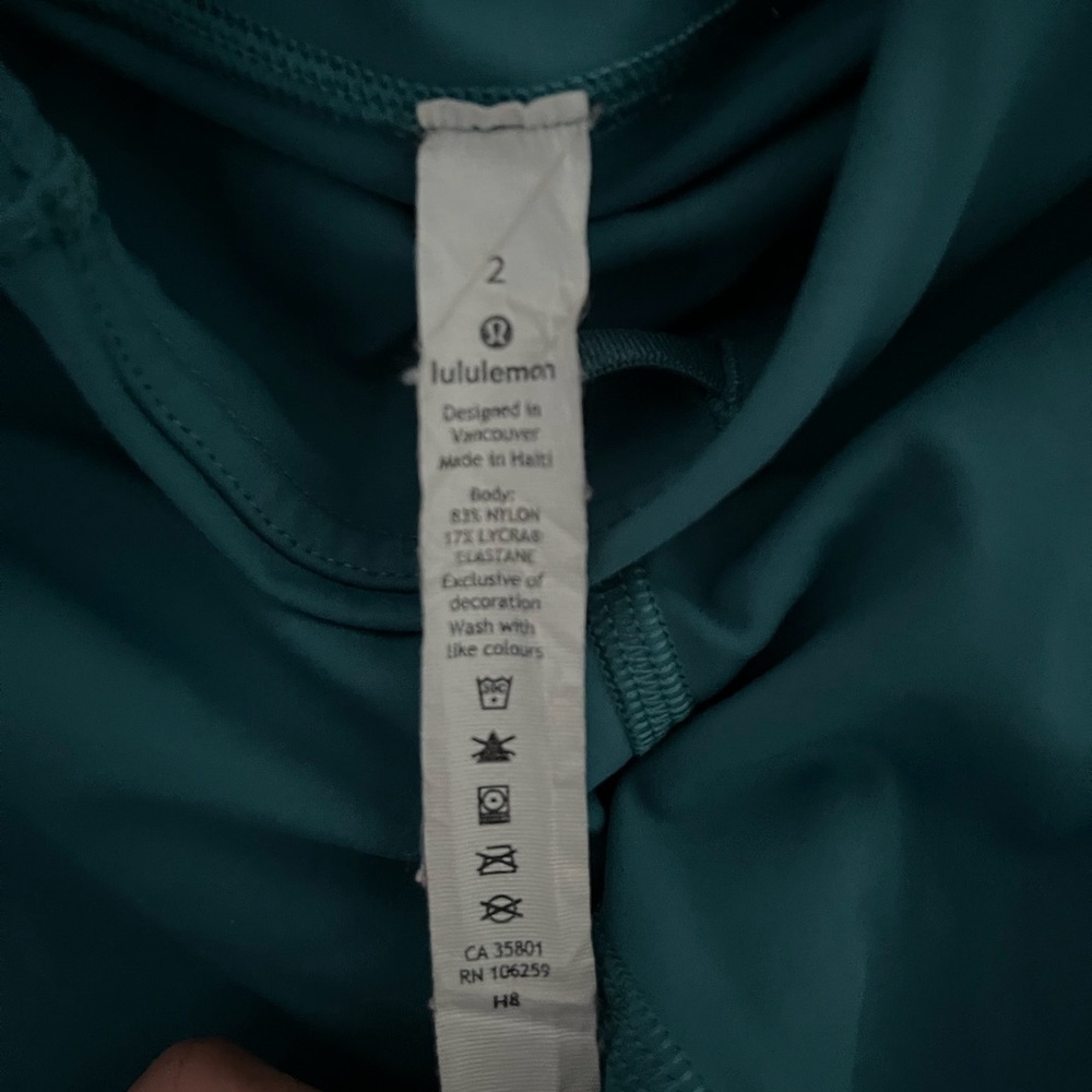 lululemon fast and free high rise leggings 21” - Picture 1 of 3